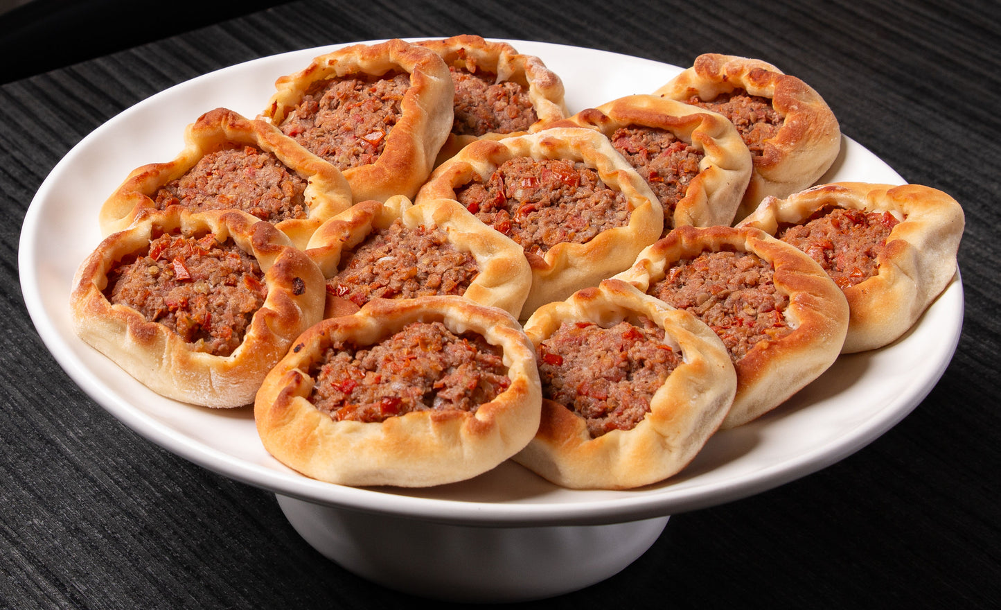 Traditional Meat Pizza (Lahem B'ajeen)